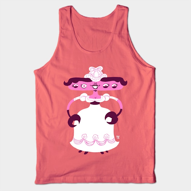 Monster Girl 3 Tank Top by washburnillustration